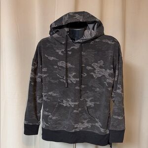 Camouflage Hoodie - Black and Gray
